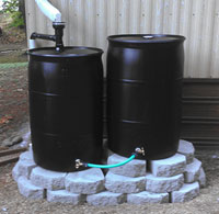 rain barrel system