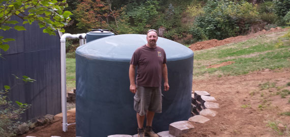 Pat Grady, Large Tank Installation